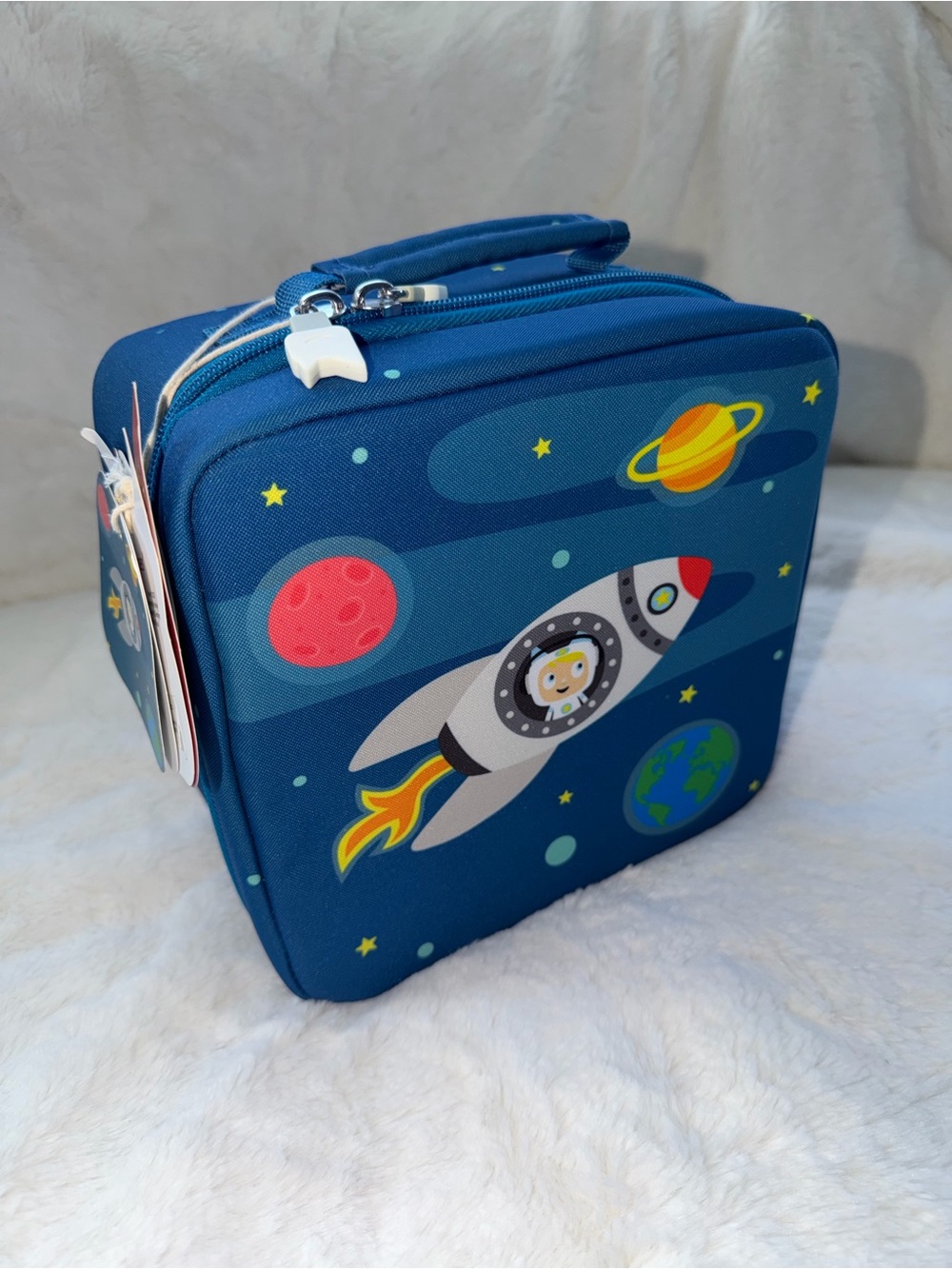 Blue Space Rocket Kids Lunch/Storage Case - Tonies
